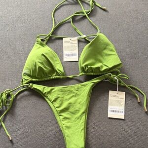 Monday Swimwear Lime Bikini